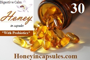 30-Honey In Capsules-w/Probiotics – $11.38